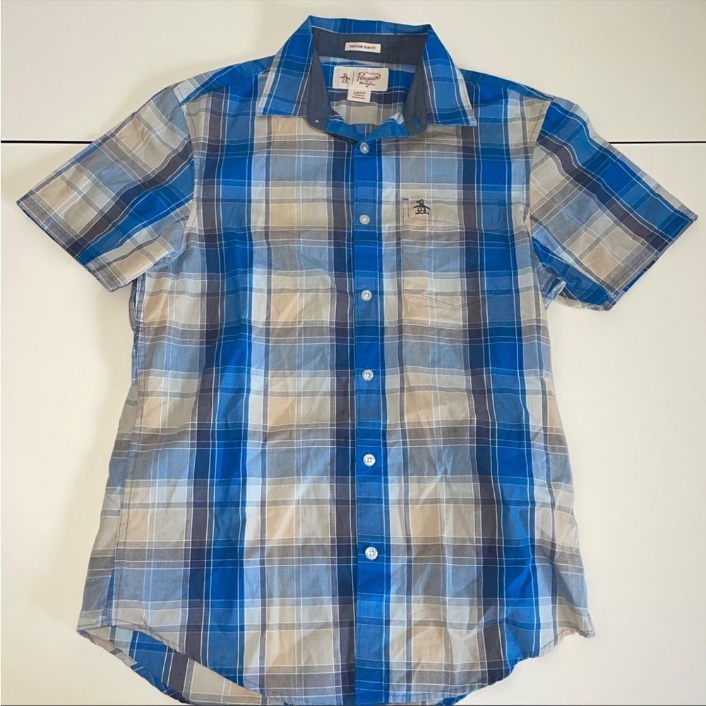 Penguin button down small‎